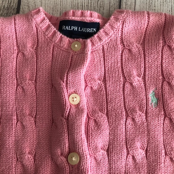 🎉SOLD🎉Ralph Lauren pink cardigan - Picture 2 of 4